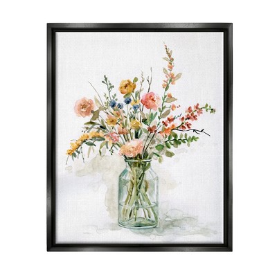 Stupell Industries Country Meadow Roses Floral Bouquet Watercolor Still Life