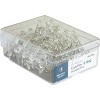 Business Source Pushpins 3/8" Point 1/2" Heads 100/BX Clear 81002 - 2 of 4