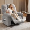 Oversized Rocking Recliner Chair, 360 Degree Swivel Massage Chair with Vibration Massage and Heat - 2 of 4