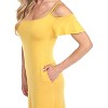 Women's Cold Shoulder Lexi Maxi Dress with Pockets - White Mark - 2 of 4