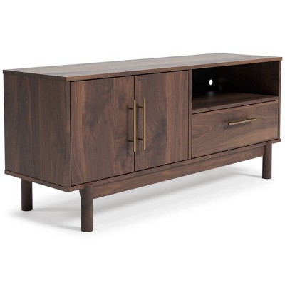 Calverson Medium TV Stand for TVs up to 48" Mocha - Signature Design by Ashley