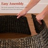 Best Choice Products 24in Woven Hyacinth Christmas Tree Collar, Tree Skirt Accessory w/ Cord Cut-Out - 4 of 4