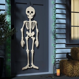 59" 3D Skeleton Traditional Bone Halloween Decorative Prop Off-White - Hyde and EEK! Boutique™ - 1 of 3