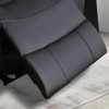 Bestier 40 in. Wide Modern Soft Comfortable Vegan Leather Manual Handle Recliner - 2 of 4