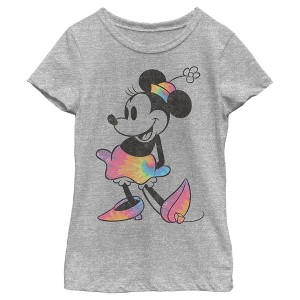 Girl's Disney Tie Dye Minnie T-Shirt - 1 of 4