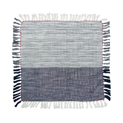 carol & frank Kerbey Indigo 54" x 54" Table Throw