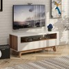Costway 47'' TV Stand Media Entertainment Center Console w/ 2 Drawers Open Shelve - 2 of 4