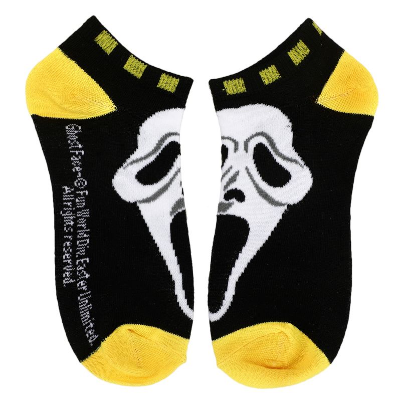 Scream Ghostface Women's 5-Pack Ankle Socks, 2 of 7