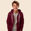 Dalix Astronaut Embroidered Hoodie Fleece Sweatshirt Zip Front Mens - 3 of 4