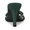 Allegra K Women's Rhinestone Strappy Heel Mules - 3 of 4