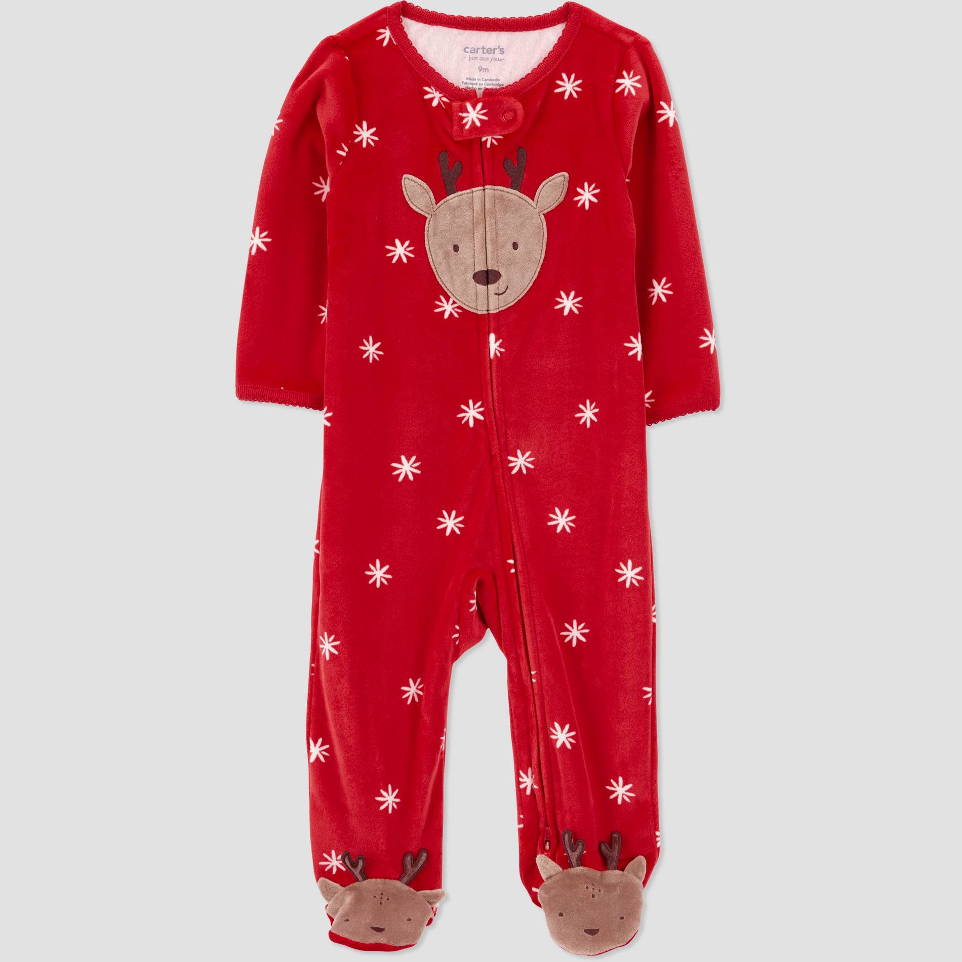Carter's Just One You® Baby Holiday Reindeer Sleep N' Play - Red