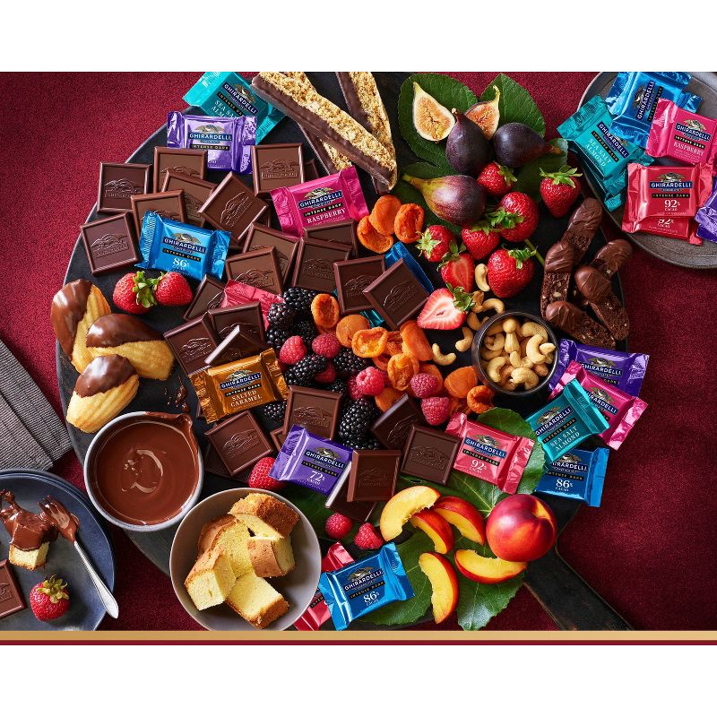 Ghirardelli Premium Dark Assortment Chocolate Candy  Squares - 14.86oz, 5 of 10