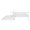 Full Size Metal Daybed, Twin Daybed With Trundle, Metal Lath Support, No Noise Daybed Frame For Home, Apartment, Bedroom - 4 of 4