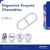Pure Encapsulations Digestive Enzyme Chewables - Enzyme Blend to Support Protein, Carbohydrate, Fiber, and Dairy Digestion - 100 Chewable Tablets - 3 of 4