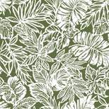 RoomMates Batik Tropical Leaf Peel and Stick Wallpaper