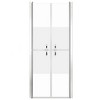 vidaXL Shower Door Half Frosted ESG 33.9 in.x74.8 in. - 3 of 4