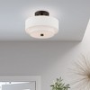 Livex Lighting Meridian 2 - Light Semi-Flush Mount in  English Bronze - 4 of 4