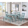 Boraam Colorado Wood Dining Bench Aspen Valley: Farmhouse Style, 600 lbs Capacity, Rectangle Shape - 4 of 4