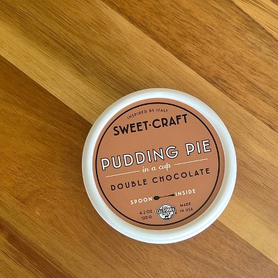 Sweet Craft Double Chocolate Pudding in a Cup - 4.2oz