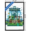 Trends International Minecraft: Legends - Raise Your Banner Framed Wall Poster Prints - 3 of 4