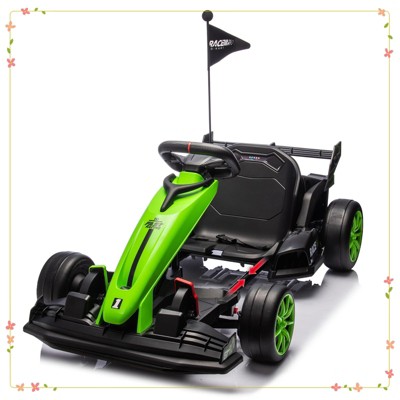 Electric Go Kart for Kids 3-8 - High Speed Drift Kart, 24V Battery Powered