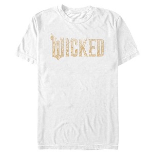 Mens Wicked: For Good Official Floral Logo T Shirt - 1 of 4
