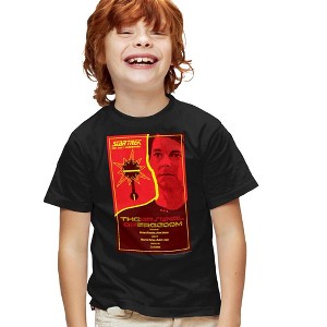 Boys' Star Trek Tng Season 1 Episode 21 T-Shirt Black Medium - 1 of 4