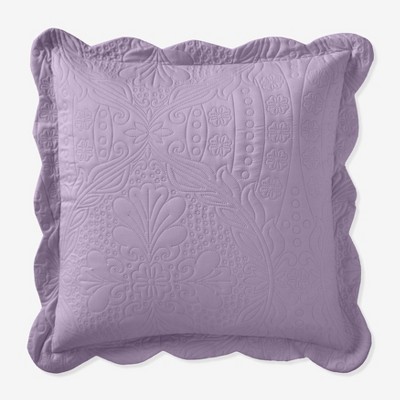 BrylaneHome Lily Pinsonic Damask Euro Sham