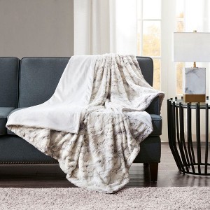 NicBex 60x70" Faux Fur Throw Blanket,Breathable Bedding Blanket,Soft Cold Blanket for Bedroom - 1 of 4