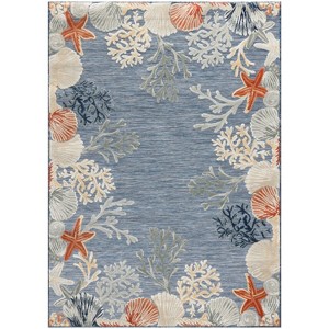 Nourison Suncoast Beach Indoor/Outdoor Flatweave Rug - 1 of 4