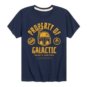 Boys' - Star Wars - Property Of Galactic Bh Short Sleeve Graphic T-Shirt - 1 of 4