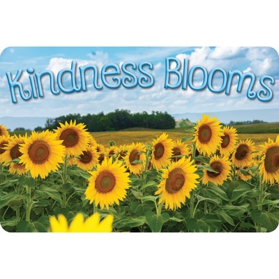 Ashley Productions® The Original Fun Mat™, Welcome Mat, 15.5" x 23.5", Kindness Sunflowers