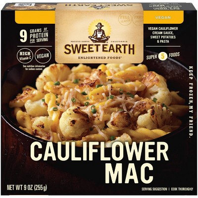 Sweet Earth Vegan Frozen Cauliflower Mac - 9oz