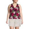 Lands' End Women's Lightweight Jersey Blouson Vneck Tank - 2 of 3