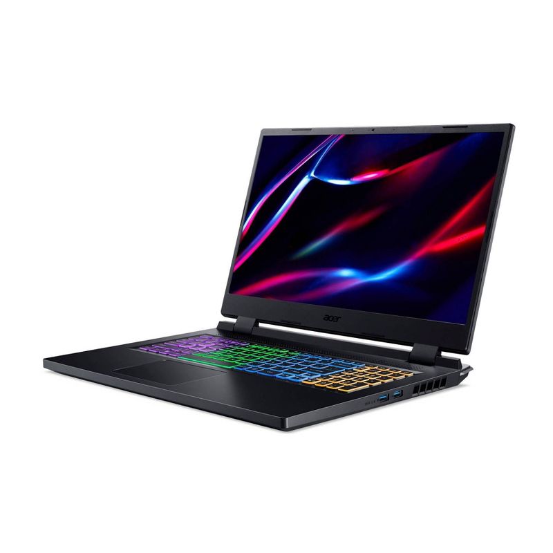 Acer Nitro 17.3&#34; 144Hz Gaming Laptop - Intel Ci5 - 8GB RAM - 512 SSD - NVidia RTX3050 GPU - Black (AN517-55-51DQ), 3 of 6