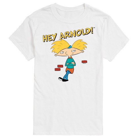 Men's Nickelodeon Hey Arnold! Cool Pose Short Sleeve Graphic T-shirt ...