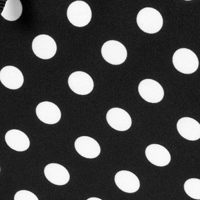 polka dot black