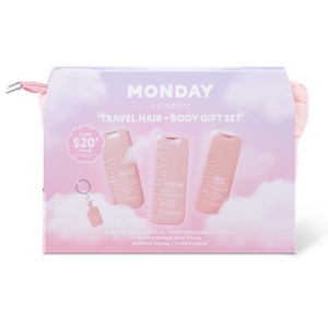 MONDAY Hair & Body Shampoo and Conditioner Gift Set - Travel Set - 0.992lbs - 1 of 4