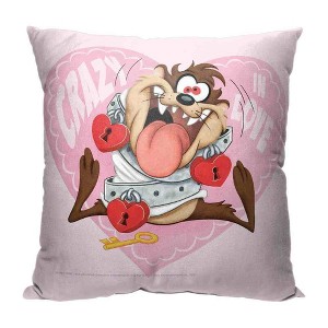 Warner Bros. Looney Tunes Crazy In Love Throw Pillow 18x18 Inches - 1 of 2