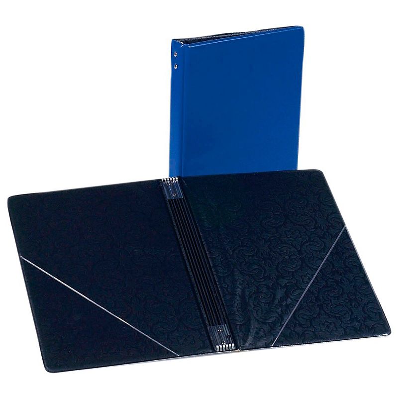 Marlo Plastics Choral Folder 7-3/4 x 11 With 7 Elastic Stays and 2 Clear, Flat, Diagonal Internal Pockets, 1 of 2