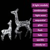 Reindeer Family Cool White Acrylic Small Decorative Inlays - 4 of 4
