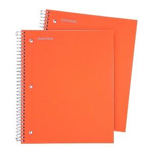 Mintra Office Durable Spiral Notebooks 3 Subject, 150 Sheets - 1 of 4