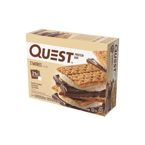Quest Nutrition 21g Protein Bar - S'mores - 4ct : Target