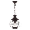 Livex Lighting Harbor 1 - Light Flush Mount in  Bronze - 4 of 4