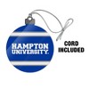 Hampton University HU Stripes Acrylic Christmas Tree Holiday Ornament - 3 of 4