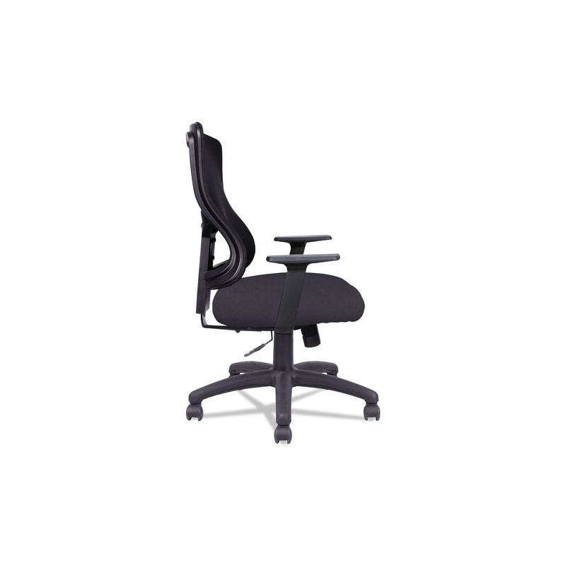 Alera Alera Elusion II Series Mesh Mid-Back Swivel/Tilt Chair, Supports Up to 275 lb, 18.11" to 21.77" Seat Height, Black, 3 of 7