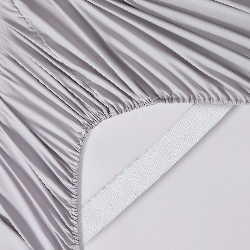 Fitted Sheet Brushed Microfiber Bottom Sheets with Built in Sheet Straps by Sweet Home Collection™, 4 of 6