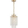 Crystorama Lighting Gabrielle 1 - Light Chandelier in  Antique Gold - 2 of 4
