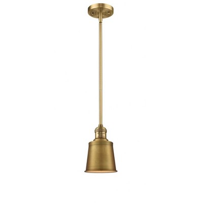 Addison - 1 Light Stem Hung Mini Pendant In Traditional Style-6 Inches Tall and 5 Inches Wide