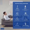 BHI 12000 BTU 115V 17 SEER2 600 sq ft WiFi Ductless Mini Split AC with Heat Pump 16.4' lineset - 3 of 4